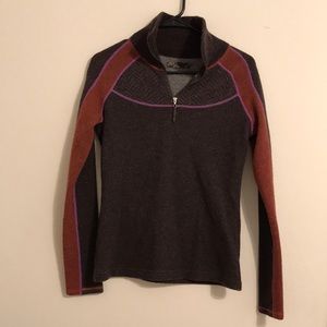 Prana warm pullover sweater size small